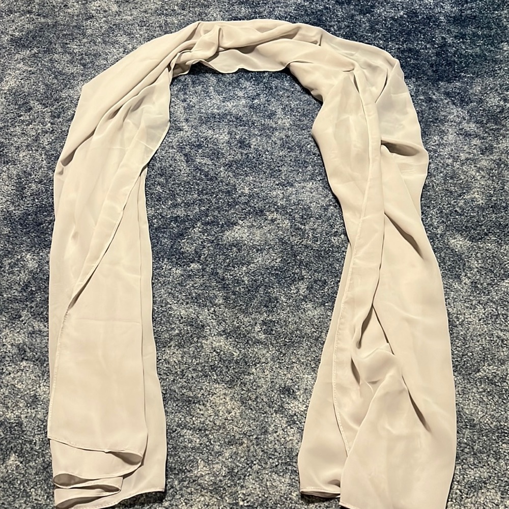 Light Grey Chiffon Shall